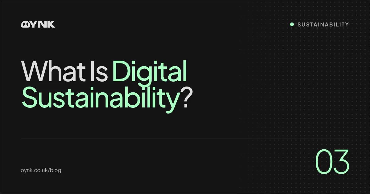 Title card 03: What Is Digital Sustainability? — Sustainability
